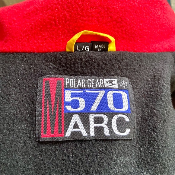 Vintage 1980s 570 Arc Polar Gear Winter Vest with Fleece Size Large - Picture 8 of 9
